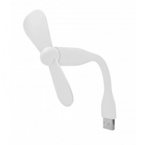 Портативный гибкий USB вентилятор Белый