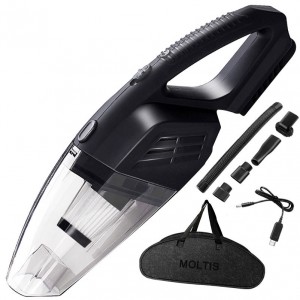 Беспроводной автомобильный пылесос Moltis L3 120W, ручной, аккумуляторный, для сухой и влажной уборки