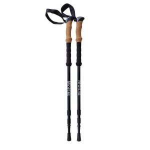 Треккинговые палки Moltis Relax 135 Antishock LUX, черные