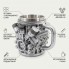 Кружка в форме двигателя V8 из нержавеющей стали и смолы 27