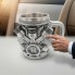 Кружка в форме двигателя V8 из нержавеющей стали и смолы 27