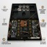 Подарочный набор для виски со смокером и бочонком 4 бокала SMG-5503