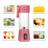 Фитнес-блендер Smart Juice Cup Fruits портативный USB-зарядка Розовый (TD-1223) 20075